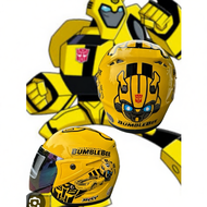 Galaxy bumblebee children's helmet for children aged 3-8 years