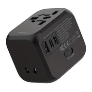 Travel Adapter - 2500W Universal Power Plug Converter with Type C Compact and Lightweight Design Sui