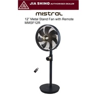 Mistral 12” Metal Stand Fan with Remote MMSF12R