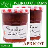 Combo 02 Bonne Maman APRICOT Jam made in France, 2x370g - 02x APRICOT Jam [+ Instant Shopee Delivery