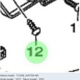 • YAMAHA BODY SCREWDRIVER BOLT 97702-50016