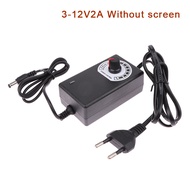 YAFEN Adjustable 3V 9V 12V 24V 1A 2A Universal AC DC Adapter Display Screen Voltage Regulated Power 