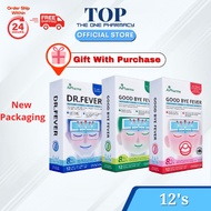 AiPharma Dr Fever/ Good Bye Fever Patch For Adult/Children/ Infatnt - 12 Sheets