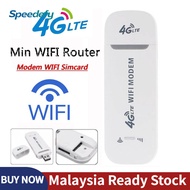 Speedefy Modem WIFI Sim card Portable Wifi 4G Gongle Mobile Portable Wireless LTE USB Modem Dongle SIM Card Slot Pocket WiFi
