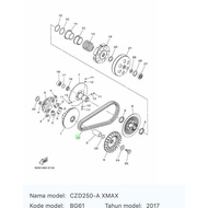 Xmax V-Belt Original B5X-E7641-00/
