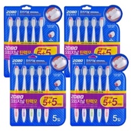 Aekyung 2080 Original Toothbrush Elastic Bristle 10 Pieces, 2 Sets, Total 20 Pieces