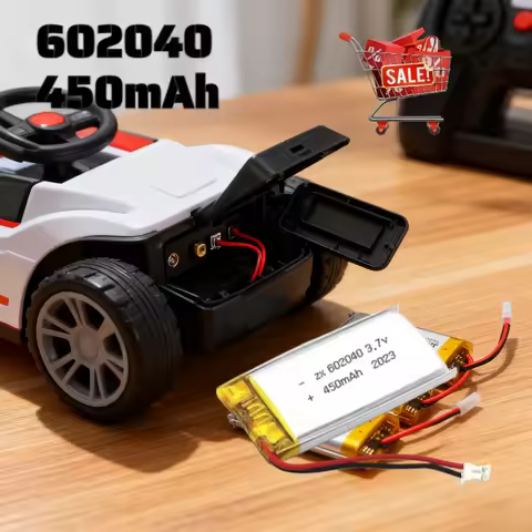 Lithium Polymer Li-ion Rechargeable Battery 602040 3.7V 450mAh for GPS MP3 MP4 MP5 Car DVR Tachograp