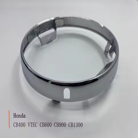 Suitable for Honda Cb400 Vtec Cb600 Cb900 Cb1300 Headlight Frame Iron Ring Headlight Glass Outer Fra