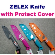 Zelex Knife with Protect Cover/Pisau Sarung