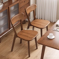 Restaurant Stool Backrest Solid Wood Negotiation Chair Italian Chinese Household Chair Dining Table 
