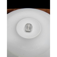 Clear Quartz Crystal Stone Bead Carving DaBeiZhou Karma Stone Cleaner 12mm F1266