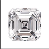 Moissanite Diamond Asscher + GRA (50 Carat-2 Carat) Shipped From Thailand Synthetic D Color VVS1 3Ex