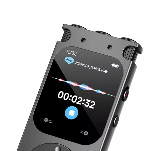 512G Famue L18 Digital Voice Recorder,Bluetooth 5.4, 3072kbps Lossless Audio, Built-in Speaker for B