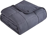 Topcee Weighted Blanket (20lbs 80''x87'' King Size) Cooling Breathable Heavy Microfiber Material wit