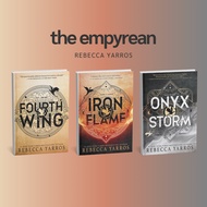 SET the empyrean series by rebecca yarros fourth wing iron flame onyx storm book fantasy