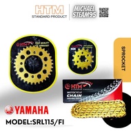 YAMAHA 415 SPROCKET SET SRL115 SRL115ZR SIZE 415 CHAIN 415