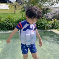 COD Children Girls Boys Beach Buoyancy Sunscreen Summer Conjoined Kids Princess Crab Summer Cute Swi