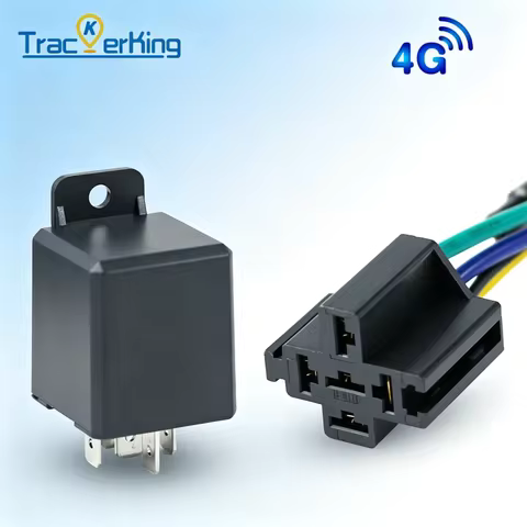 TrackerKing DK09 4G GPS Relay Tracker Remote Engine Cut Realtime Tracking 24/7 Protection Built-in B