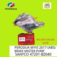 Shoji Japan Sanyco Taiwan Perodua MyVi 2017(ABS) 47201-BZ040 Brake Master Pump 2PIPE