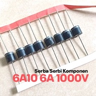 (5 PIECES) DIODE 6A 6A10 DIODE 6A 1000V SEP MIC/