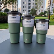 Tyeso Coffee Cup Double-Layer Thermal Insulation And Cold Storage Ice Large-Capacity Stainless Steel