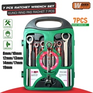 Wrench Ratchet Pass Set 7 Pcs WOIRX TOOL