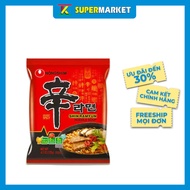 Nongshim Shin Ramyun Korean Spicy Noodles 120g Pack – Traditional Spicy Beef Flavor