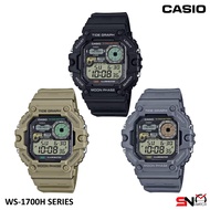 Casio WS-1700H WS1700H WS 1700H Tide Graph Moon Data 10-Year Battery Life Resin Band Men Watch Jam T