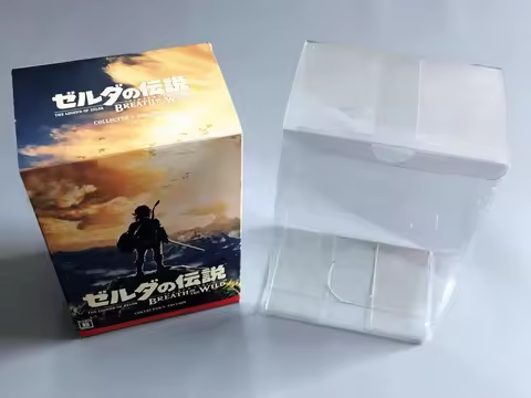 1 Box Protector For NS Amiibo Legend of Zelda: Breath of the Wild Collector's Edition Clear Display 