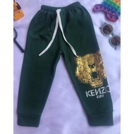 HIJAU Green Jogger kenso Image Of tiger tiger daily Pants preloved baby kids Good Price 15k 3 Years Old