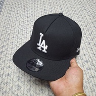 BLACK LA 9FIFTY A FRAME SNAPBACK CAP/HAT BY NEW ERA