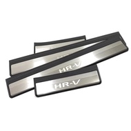 Xuming สำหรับฮอนด้า HRV HR-V เอชอาร์วีเวสเซิล2022อุปกรณ์เสริม Led แผ่นรองใต้ประตูฝาครอบแผ่นตัดแต่งรถ