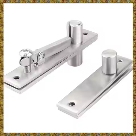 Pivot Hinge Stainless Steel Closet Door Hinges Rotation Hinges For Wooden Door Heavy Duty Closet Hin