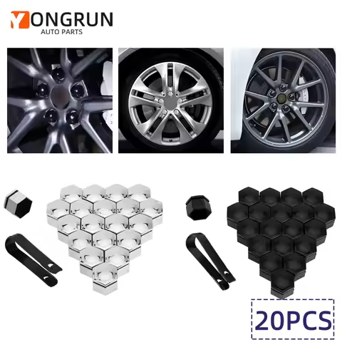 Car Wheel Hub Screw Cover Car Wheel Nut 20pcs 17mm 19mm 21mm Bolt Wheel Rim External Decoration Spec