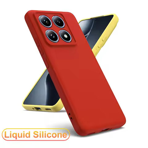 Luxury Liquid Silicone Case For Xiaomi Mi 14T 13T 12T 11T 10T Pro Lite 5G Matte Candy Color Soft Bac