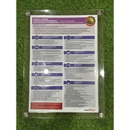 Acrylic Sandwich Display Frame (Size: A1)