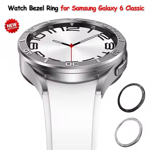 Metal Bezel for Samsung Galaxy Watch 6 Classic 43mm 47mm Cover Bezel Ring Protector for Galaxy Watch