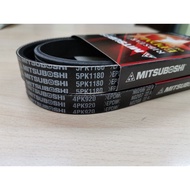 Ford Lancer 2.0 fan belts, 4pk920 + 5pk1180, Mitsuboshi from Japan