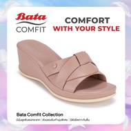 Bata บาจา Comfit รองเท้าเพื่อสุขภาพแบบสวม รองรับน้ำหนักเท้า สำหรับผู้หญิง รุ่น SOFT FIT สีเบจ 7014101 สีชมพู 7015101