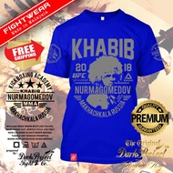 🎀 oversize UFC T-shirt Fightwear Khabib Nurmagomedov UFC MMA Super Premium T-shirt Available big siz