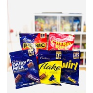 (Australian Product) chocolate Candy (chocolate) Brand CADBURY Milk chocolate / Flake / Cherry Ripe / Picnic / Twirl 12pcs