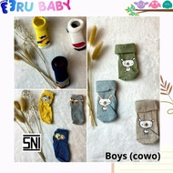 KATUN Eeru Baby 3-3 Months Baby Socks 3 Pairs Pure Cotton