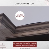 Lisplang beton 50 cm x 2 m / lisplang beton, lisplang, lisplang minimalis, lis profil, lis profil co