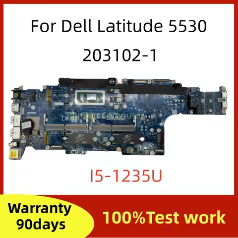 203102-1 For Dell Latitude 5530 Laptop Motherboard with i5-1235U CPU CN-0941DD 0941DD 941DD Mainboar