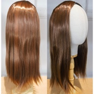 Hair Wig 45cm Straight Women Hair Wig Synthetic Hair Natural Looks Hair Wig