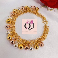 SUASA GELANG TANGAN 2 LAYER LOCENG DEWASA | COP916