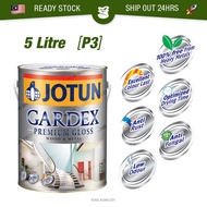 🔥READY STOCK🔥 5L (P3) JOTUN Gardex Premium Gloss Paint Oil Based Wood & Metal Cat Minyak Kayu & Besi