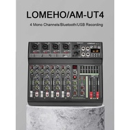 Lomeho Professional Bluetooth Live Mixer Audio 4 Channel 16 DPS - AM-UT4 - Tinari