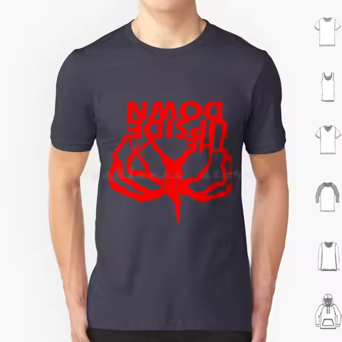 The Upside Upside Down T Shirt 6xl Cotton Cool Tee The Upside Down Upsidedown Eleven Netflix Demogor
