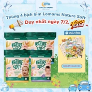 [GIVES] Box of 4 packs of Lomoms Premium Nature Soft diapers domestically made in Korea